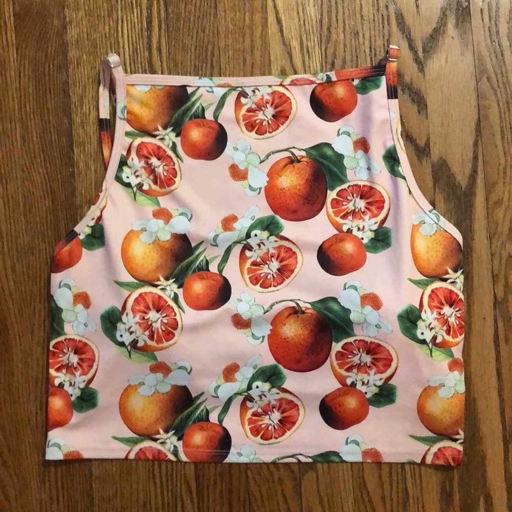 kortni jeane grapefruit top XL